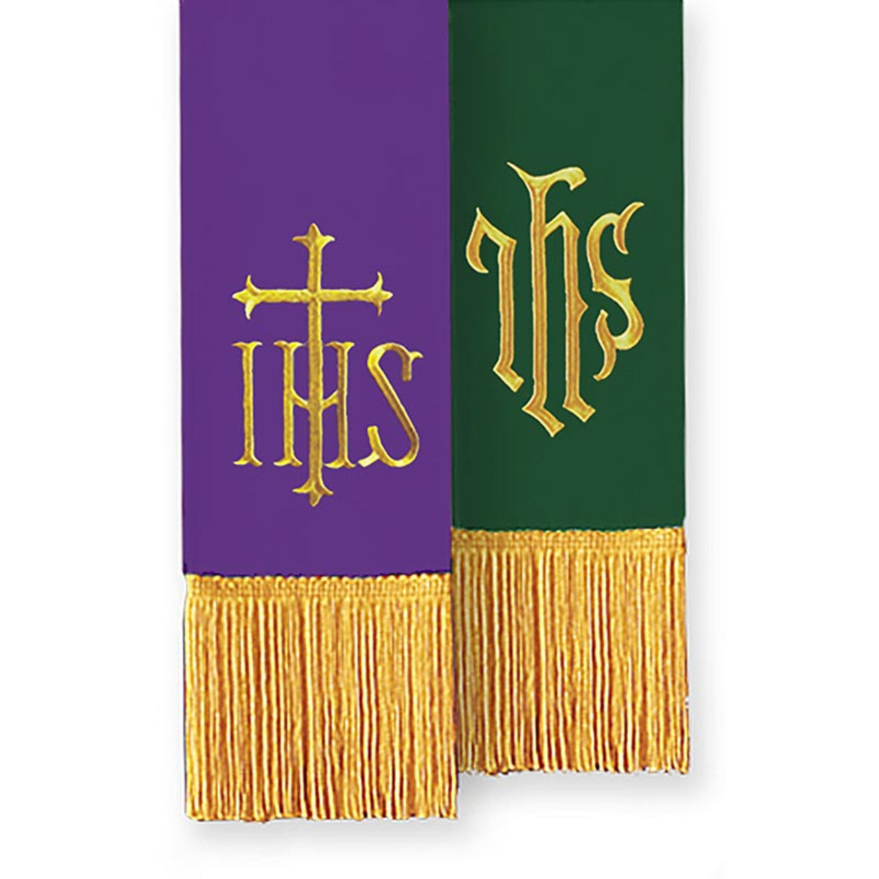 Reversible Bible Marker - Hunter Green/Purple