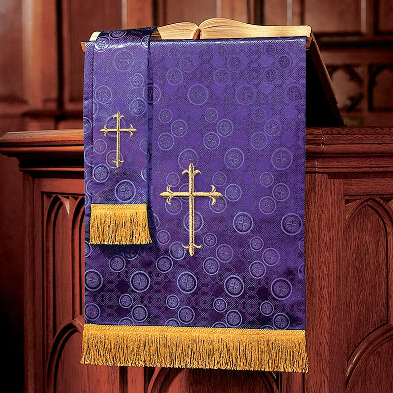 Millenova Pulpit Scarf - Majesty Purple