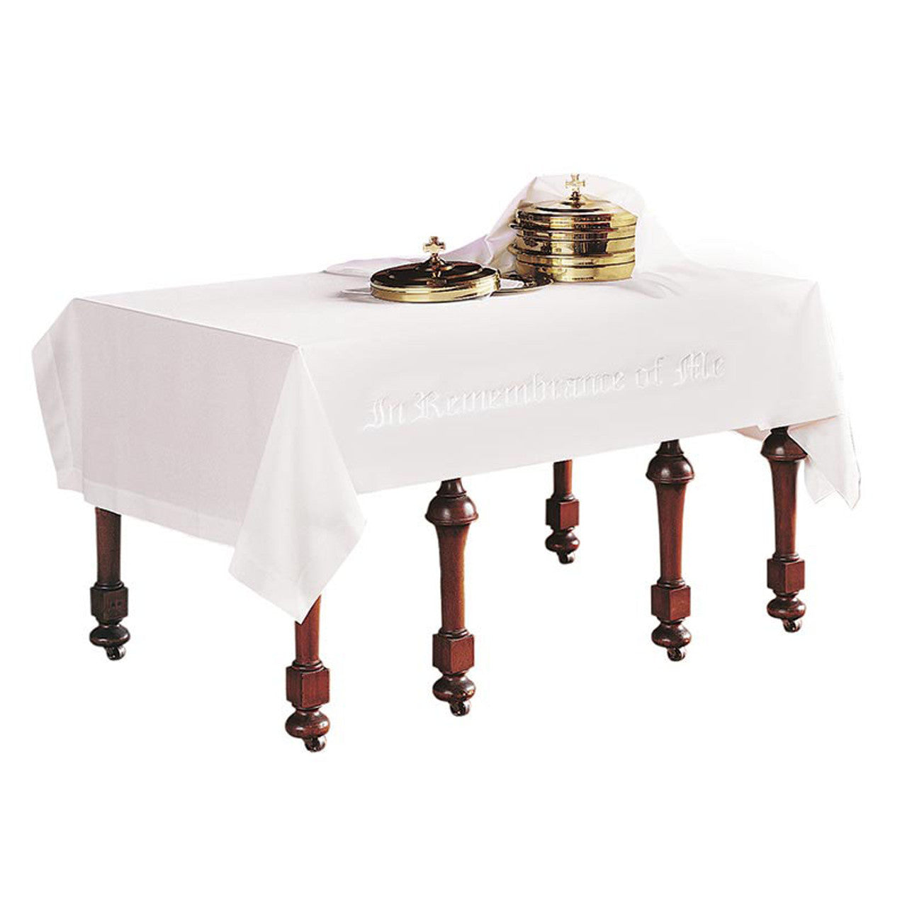 Two-Piece Communion Linen Set - In Remembrance of Me - 2/set