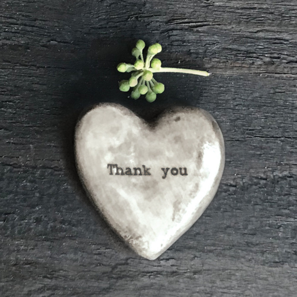 Rustic Heart Token-Thank you