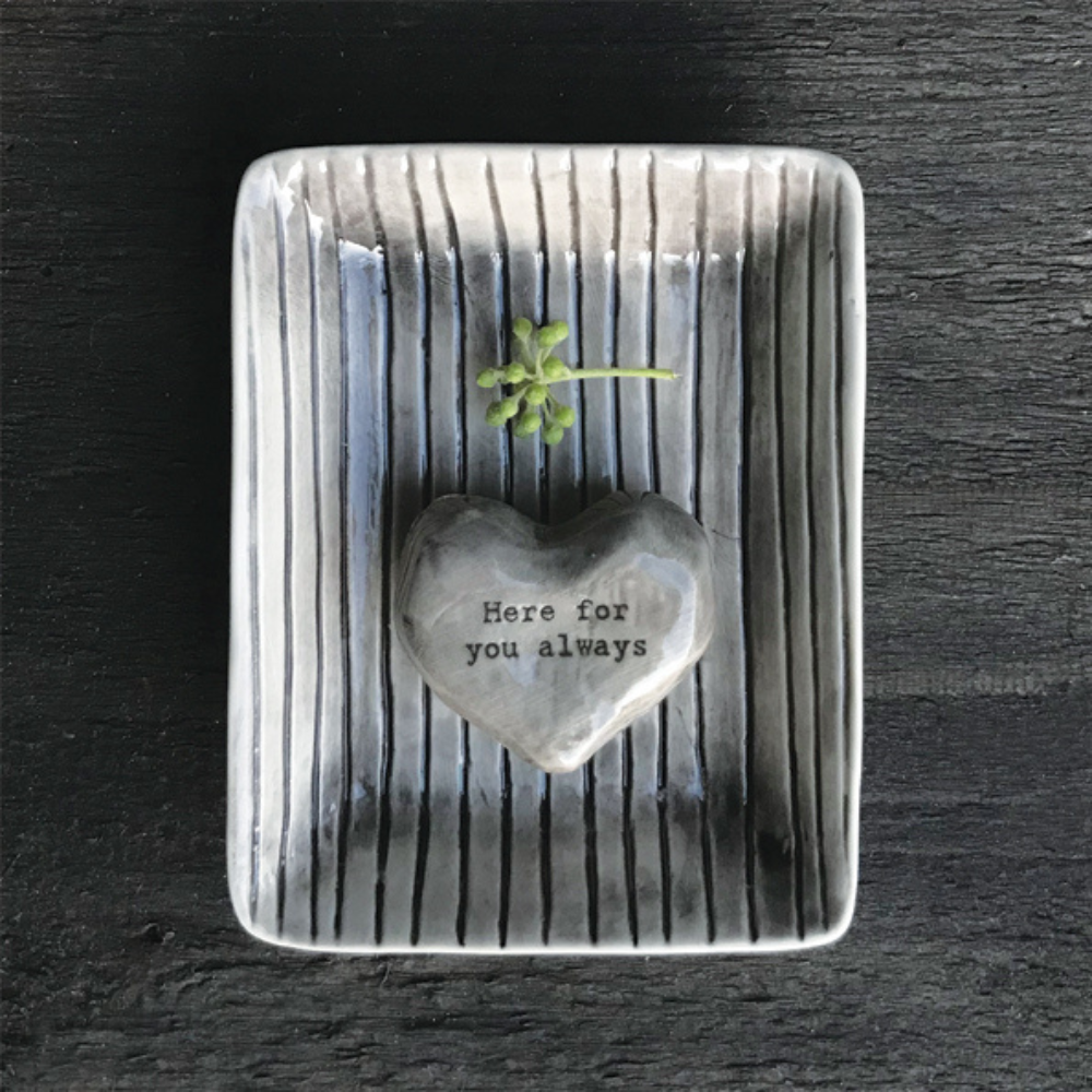 Rustic Heart Token-Here for you always