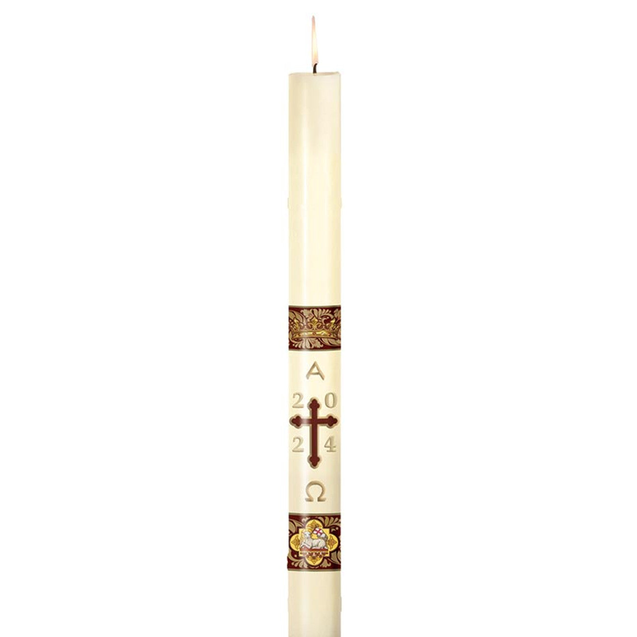 No 2 Agnus Dei Paschal Candle