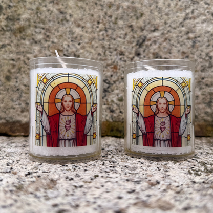 Sacred Heart 24hr Votive Lights, Pack of 4