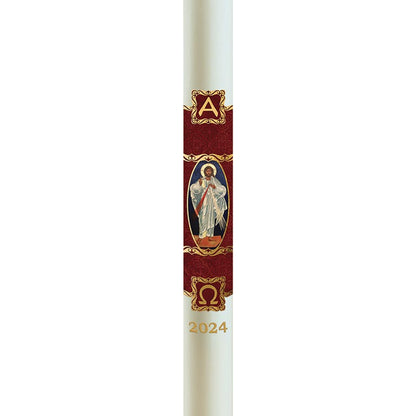 No 9 Christus Rex Paschal Candle