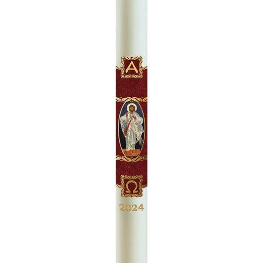 No 4 Special Christus Rex Paschal Candle