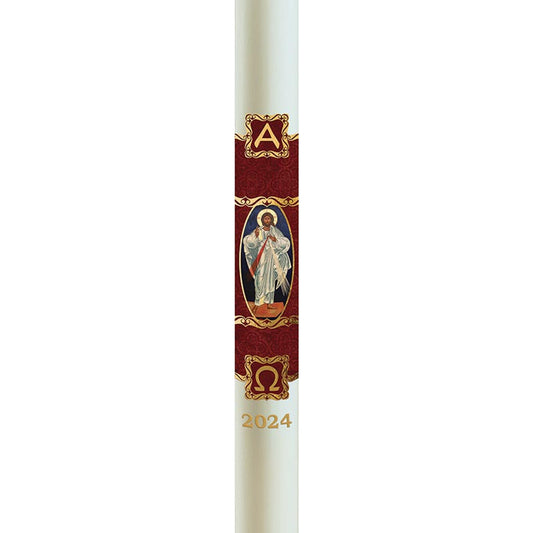 No 6 Special Christus Rex Paschal Candle