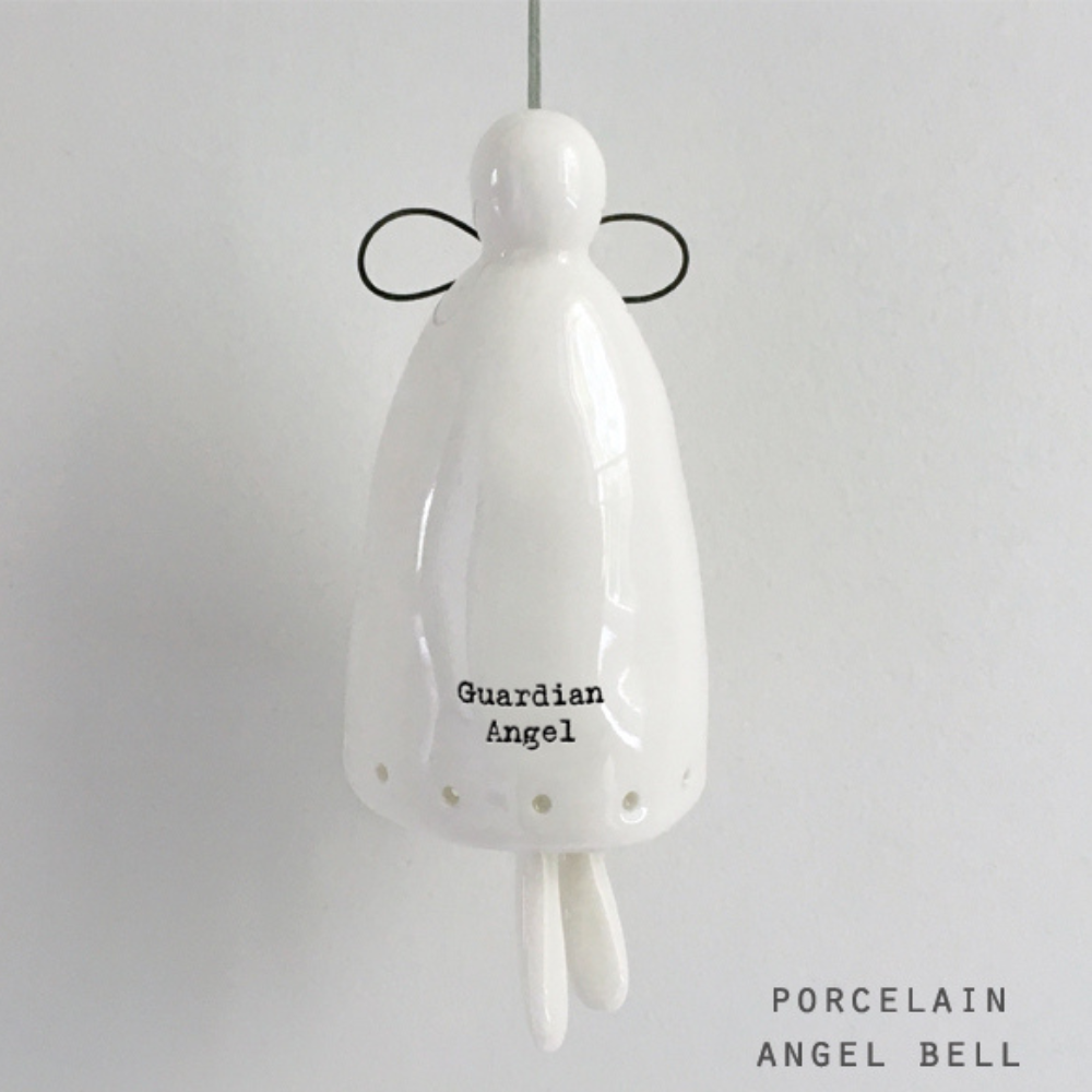 Porcelain Angel Bell - Guardian Angel