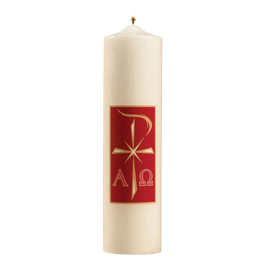 Christ Candle - Alpha Omega