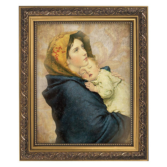 Ferruzzi: Madonna of the Streets Gold Tone Framed Print