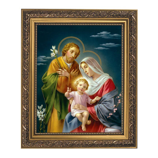 The Holy Family Gold Tone Framed Print