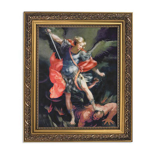 Reni Saint Michael Gold Tone Framed Print