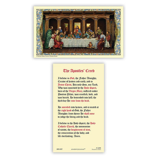 Last Supper Holy Card - 25/pk