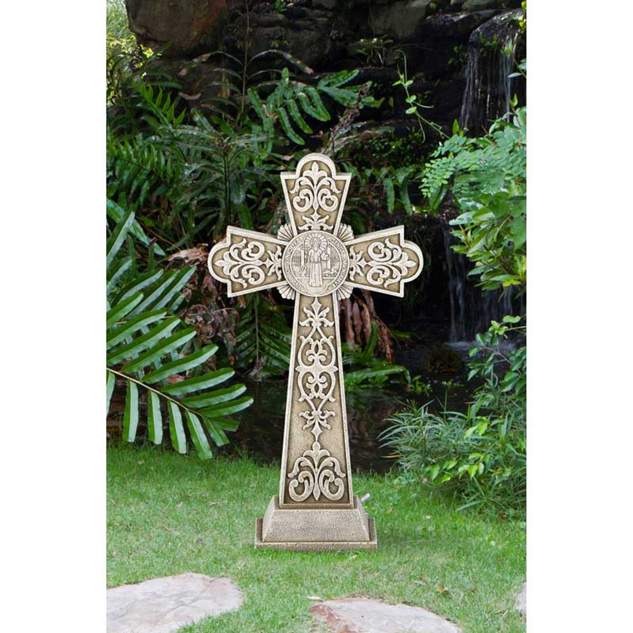 St. Benedict Garden Cross