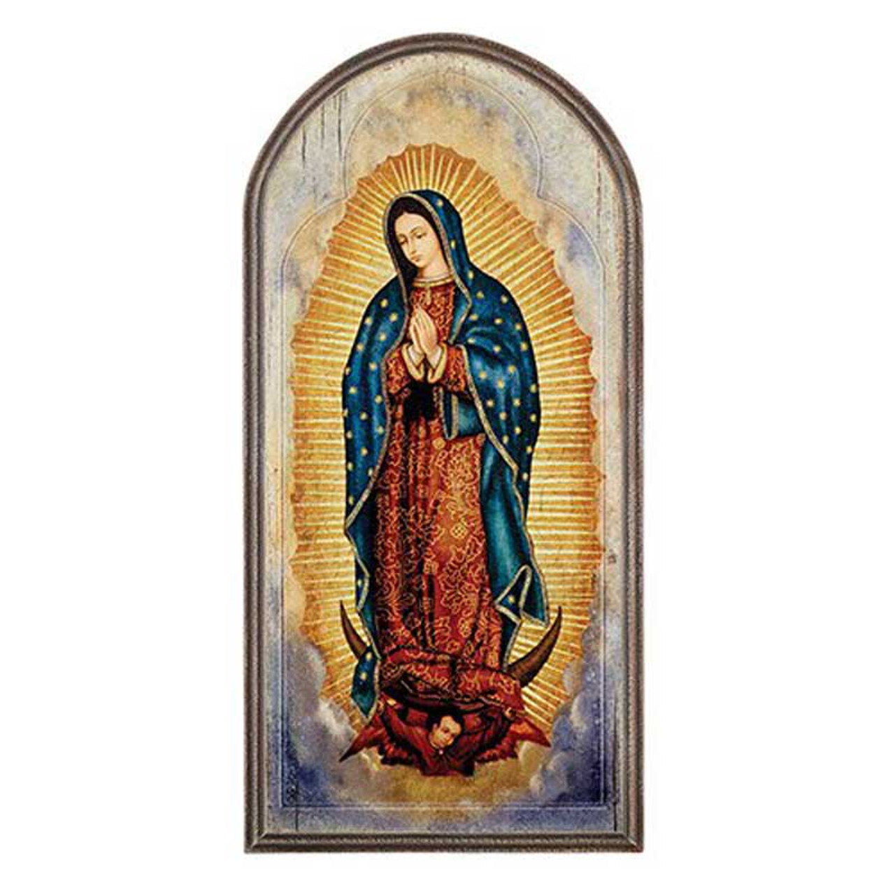 Arched Plaque - Our Lady of Guadalupe