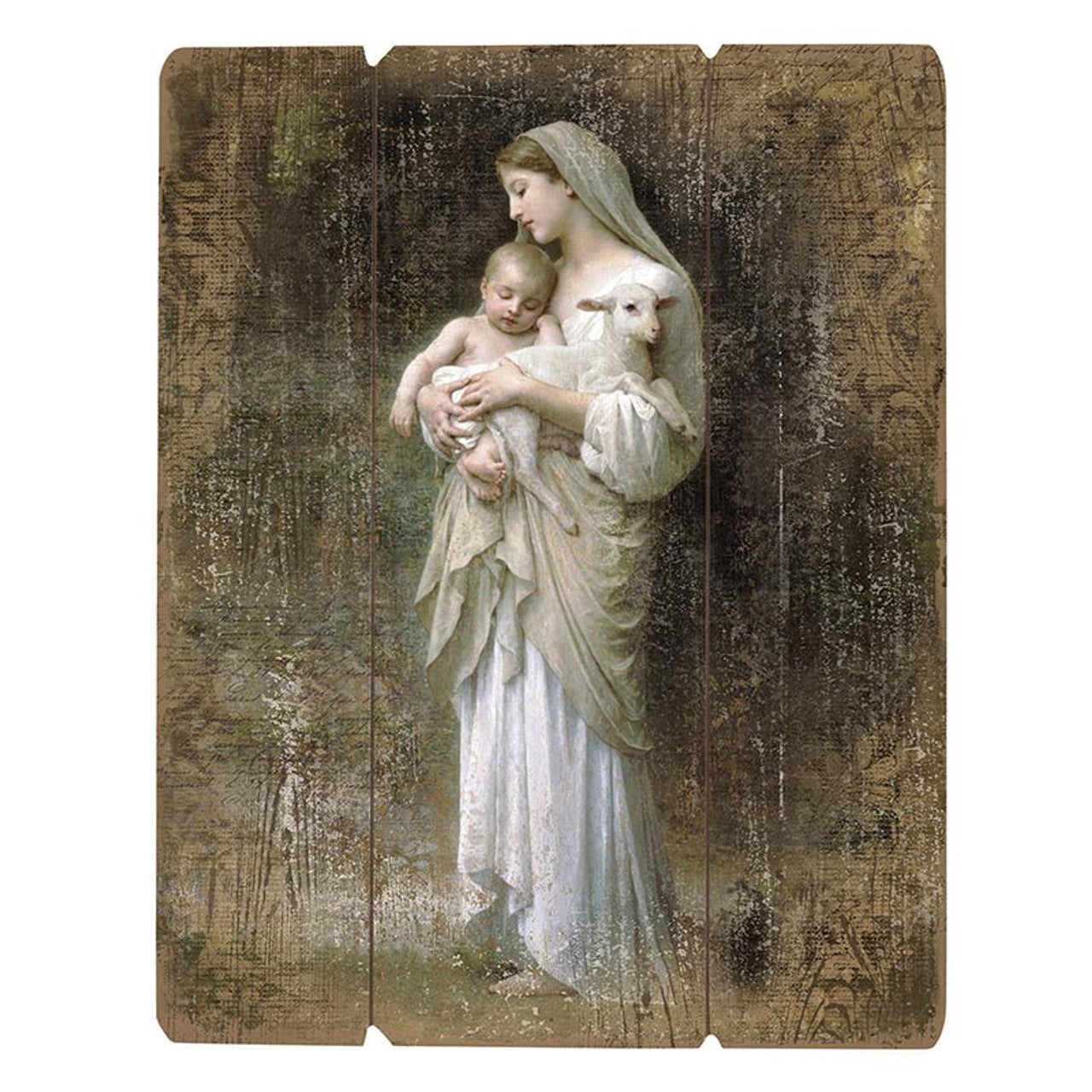 Wood Pallet Sign - Bouguereau: L'Innocence