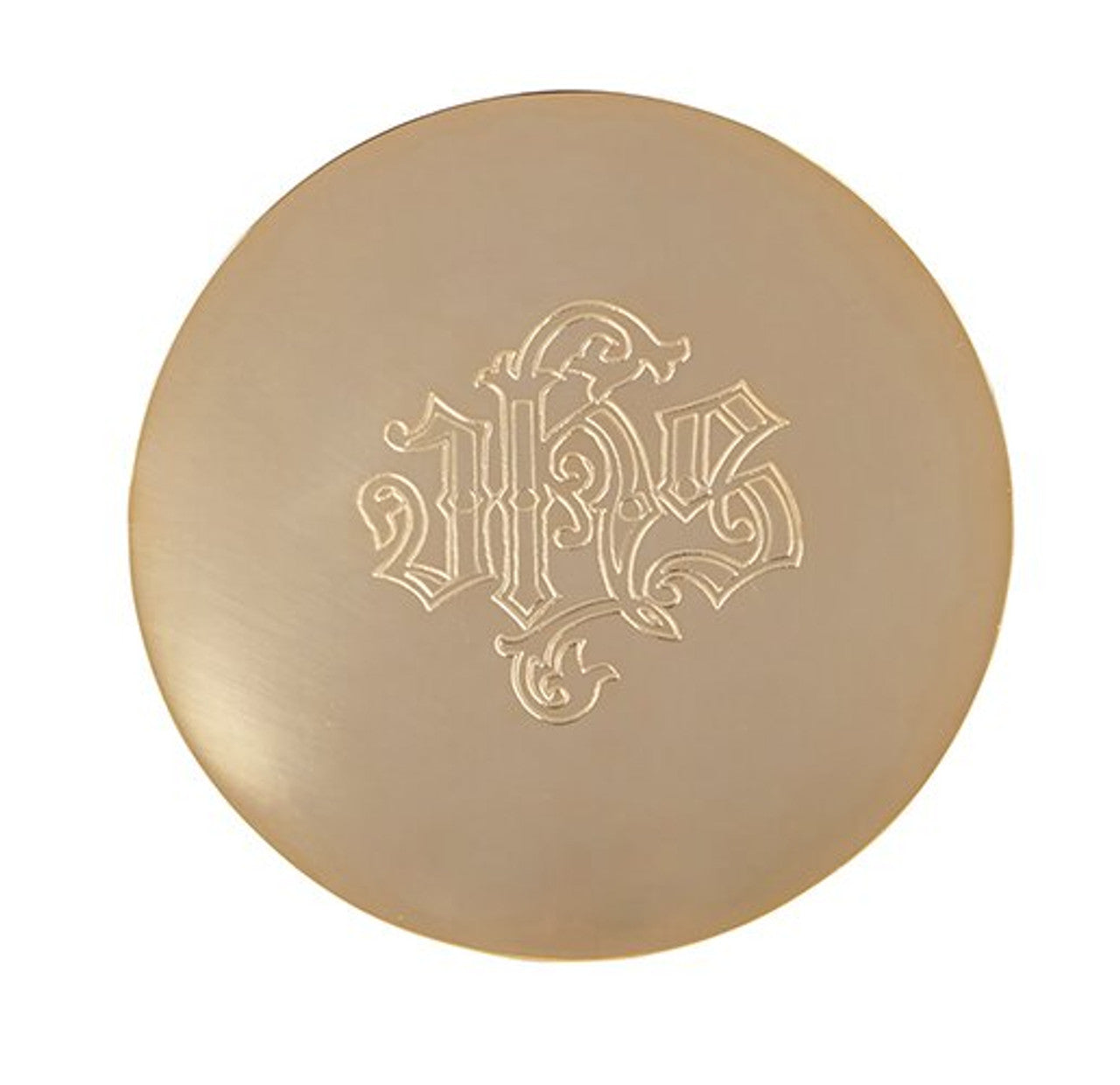 Paten with Etched IHS Design