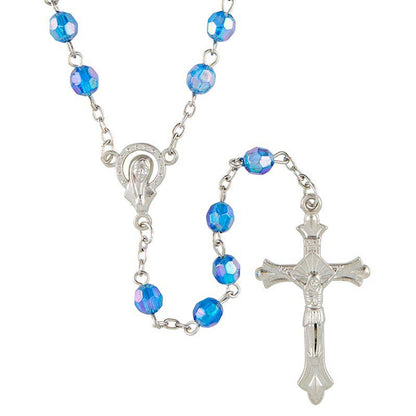 Blue Crystal Rosary