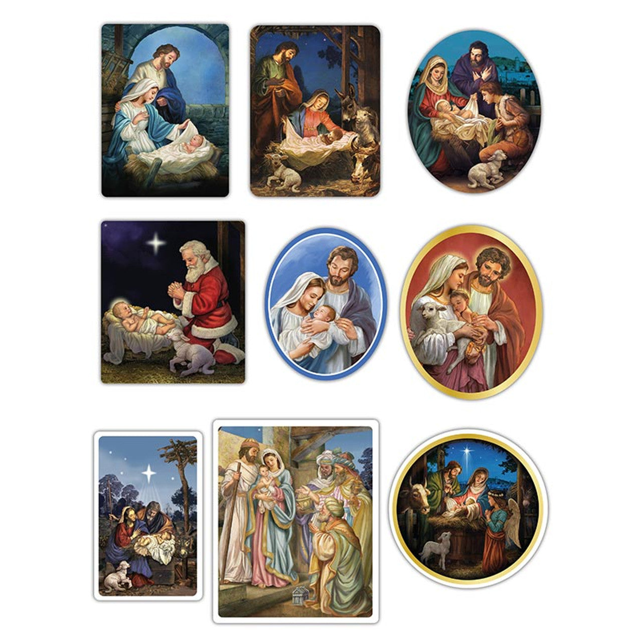 Catholic Stickers - Christmas - Nativity