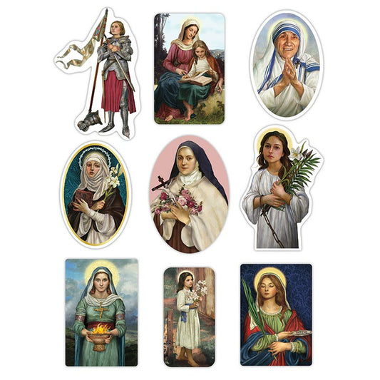 Catholic Stickers - Saint For Girls