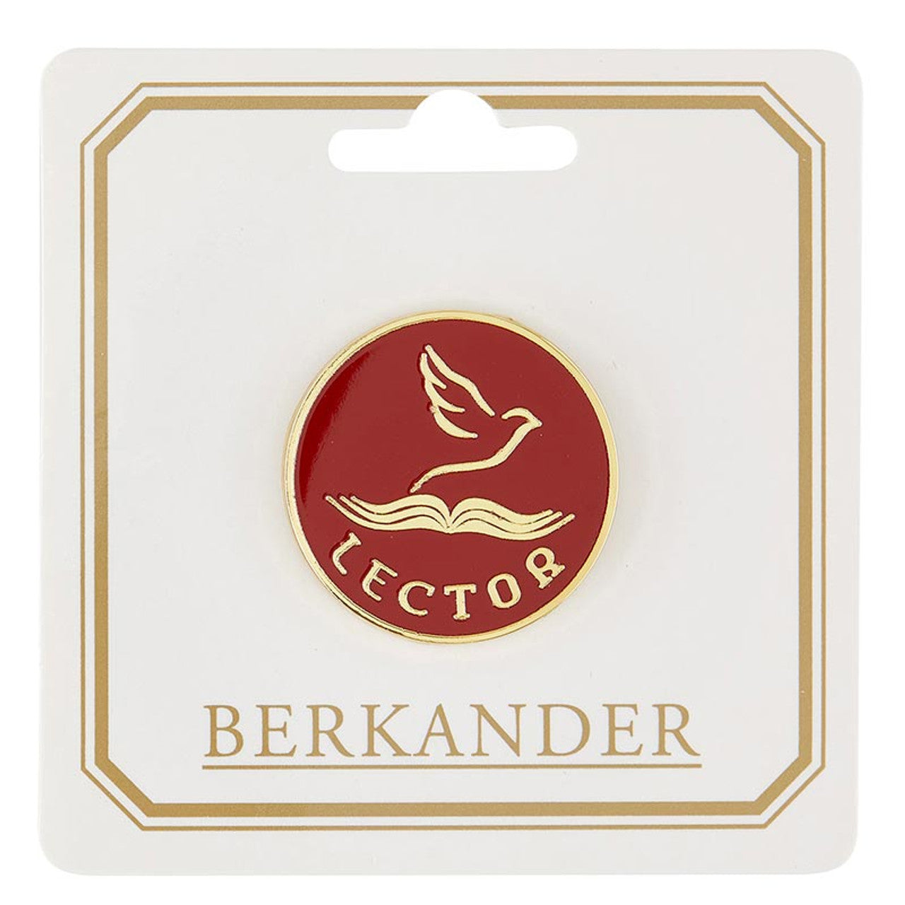 Lector Enamel Lapel Pin