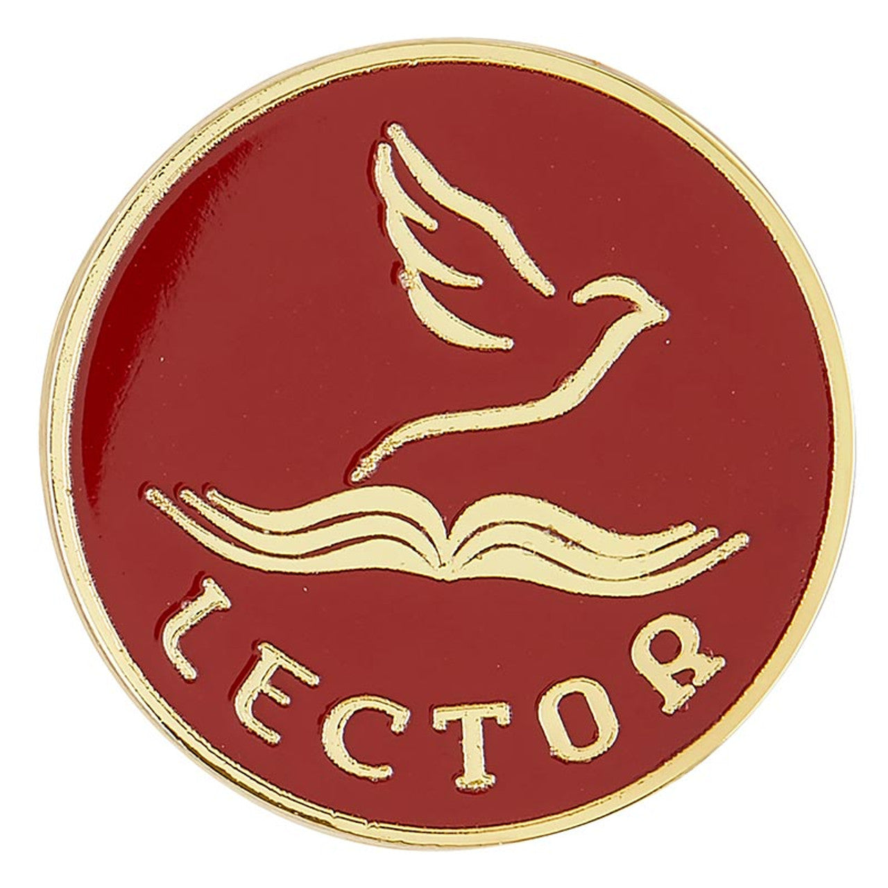 Lector Enamel Lapel Pin