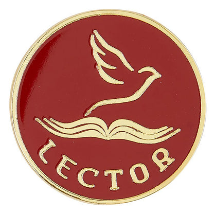 Lector Enamel Lapel Pin