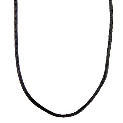 30" H Black Cord Chain