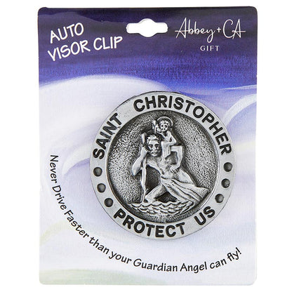 Saint Christopher Visor Clips (BK-12637)