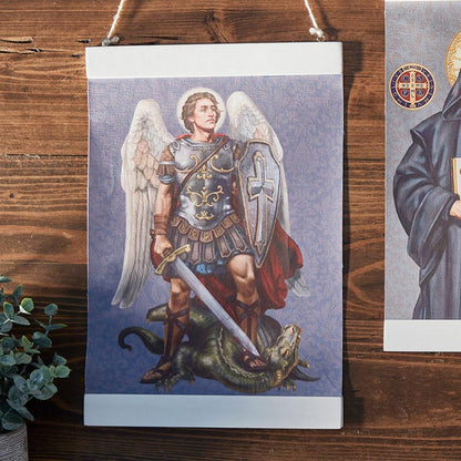 Saint Michael Canvas Wall Hang