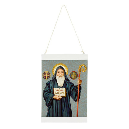 Saint Benedict Canvas Wall Hang