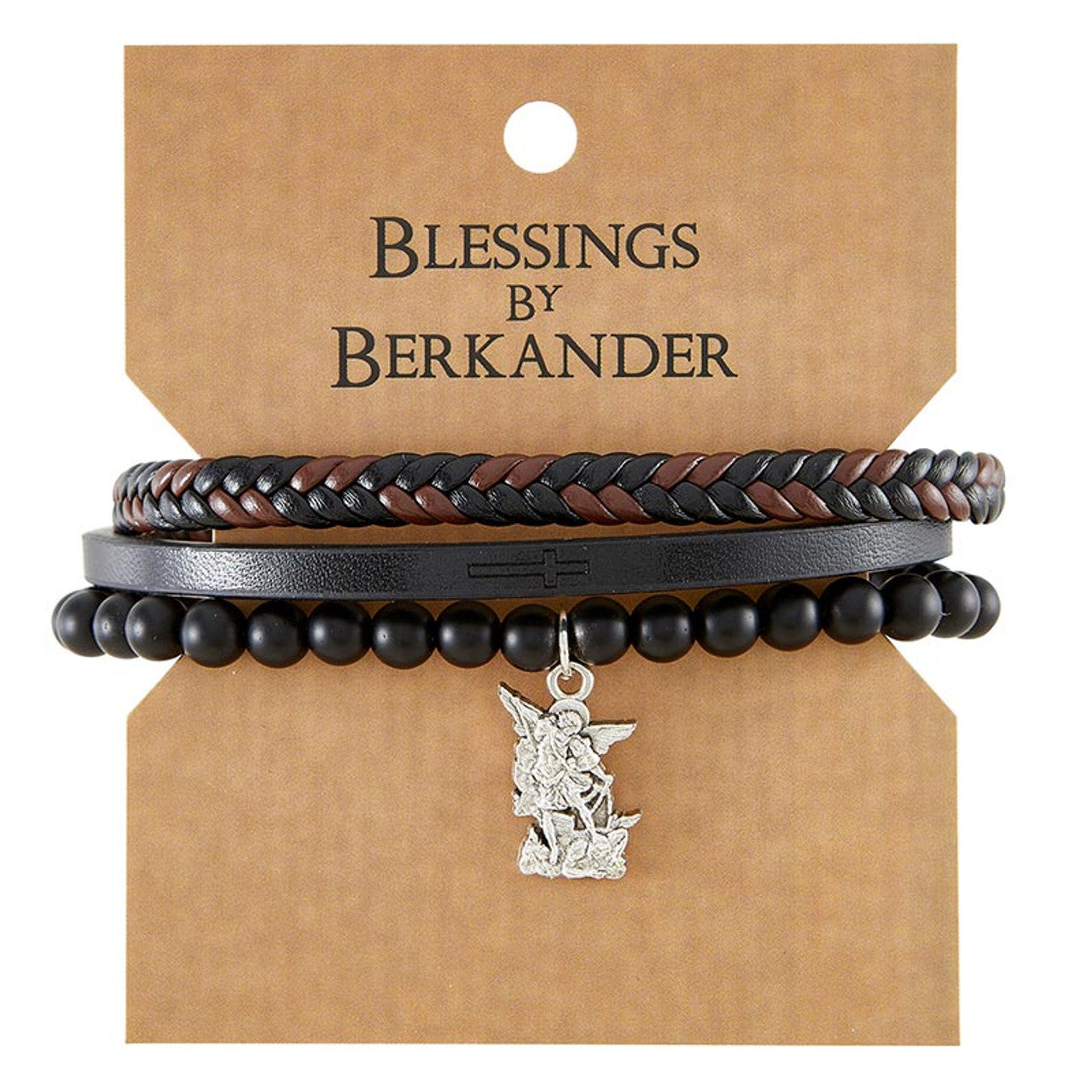 Saint Michael Bracelet Stack