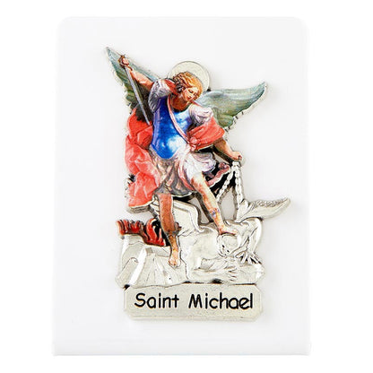 Saint Michael Desk Plaque