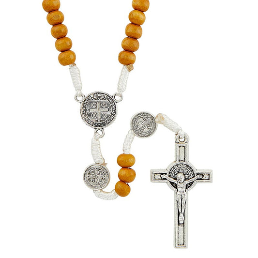 Saint Benedict Rosary - Brown