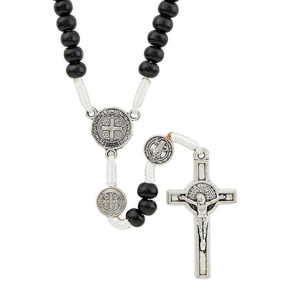 Saint Benedict Rosary - Black