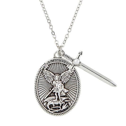 St Michael Medal Necklace BK-18245