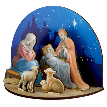 Holy Family Nativity 3D Desk Stand