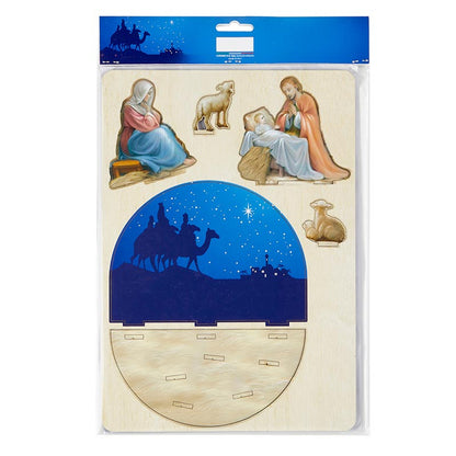 Holy Family Nativity 3D Desk Stand