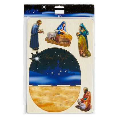 Nativity and Three Kings 3D Desk Stand