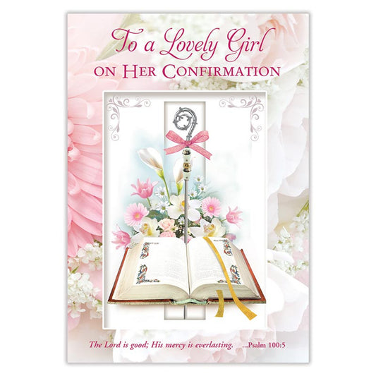 To a Lovely Girl On Her Confirmation Card