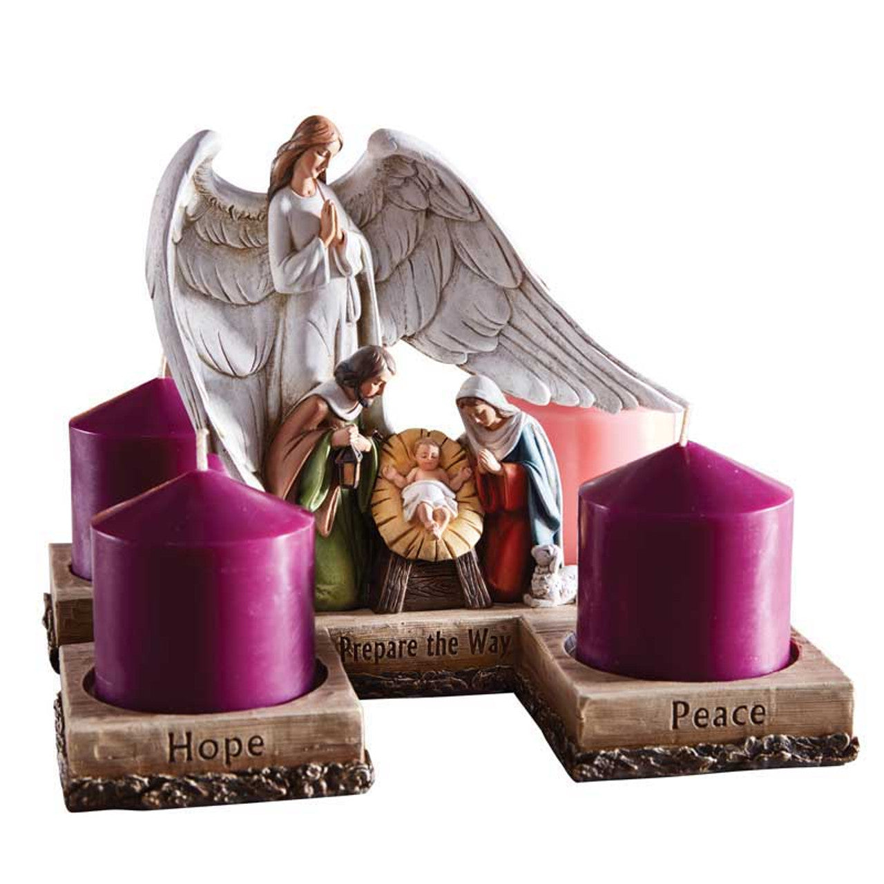 Nativity Advent Candleholder (D3058)