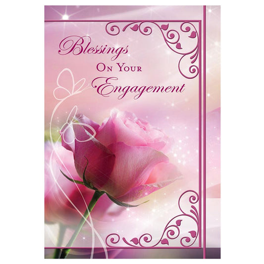 Blessings on Your Engagement Card