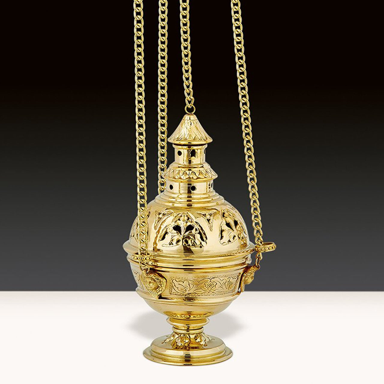 Ornate Triple Chain Censer