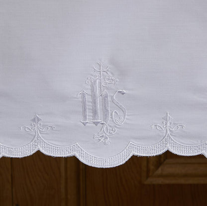 Embroidered IHS Altar Frontal