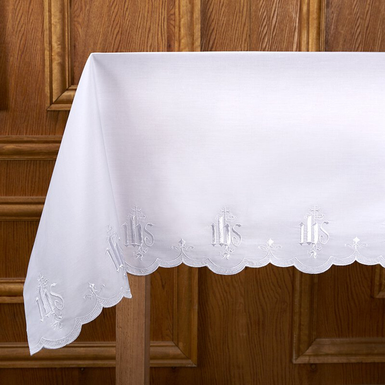 Embroidered IHS Altar Frontal