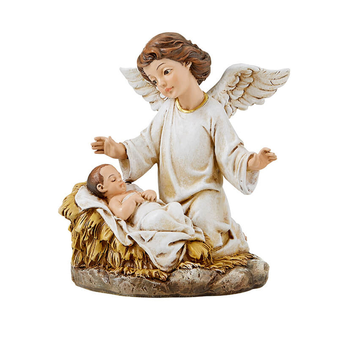 Two Piece Nativity Angel Advent Candle Holder