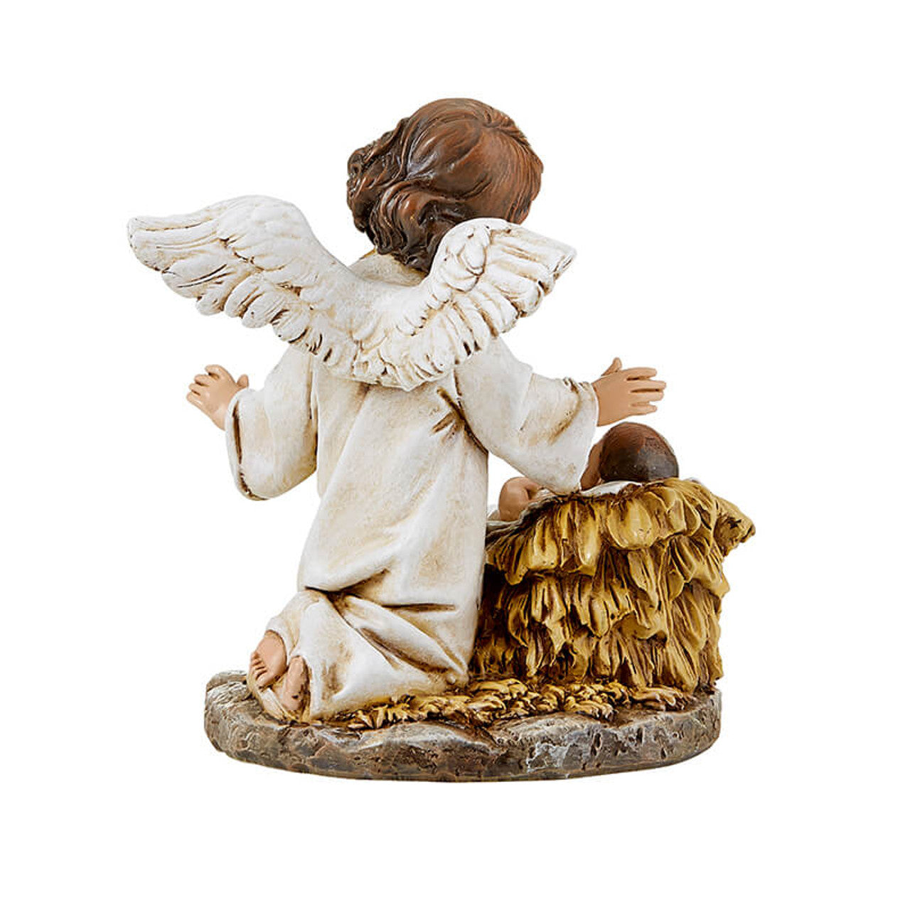 Two Piece Nativity Angel Advent Candle Holder