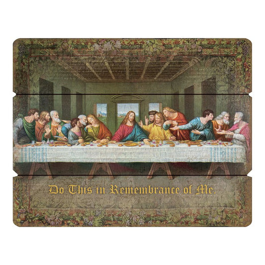 Wood Pallet Sign - Last Supper