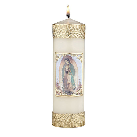 Devotional Candle - Our Lady of Guadalupe (F4107)