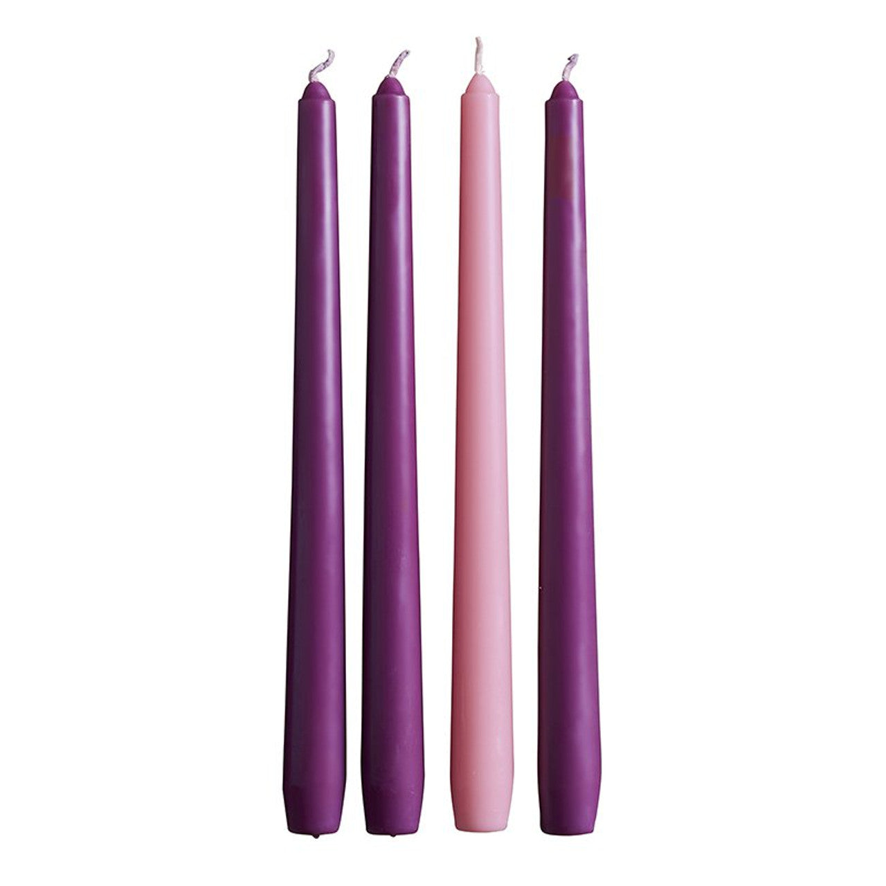 Advent Taper Candle - Set of 4 - 10" H