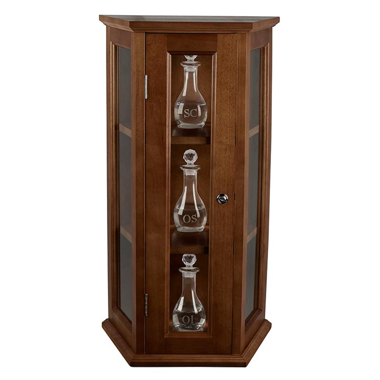 Ambry Display Cabinet - Walnut